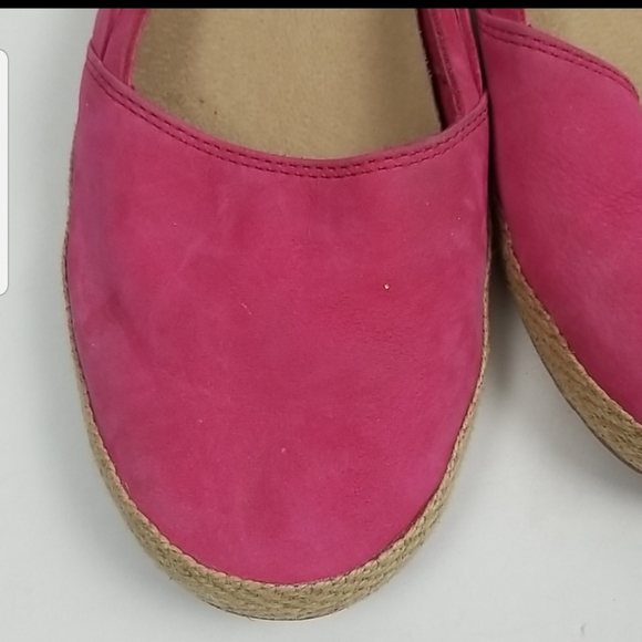 UGG Cicily Woven Suede Espadrille Flat Size 10 - Picture 2 of 7